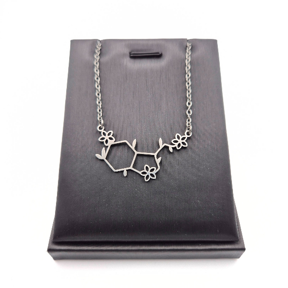 Serotonin Molecule Necklace