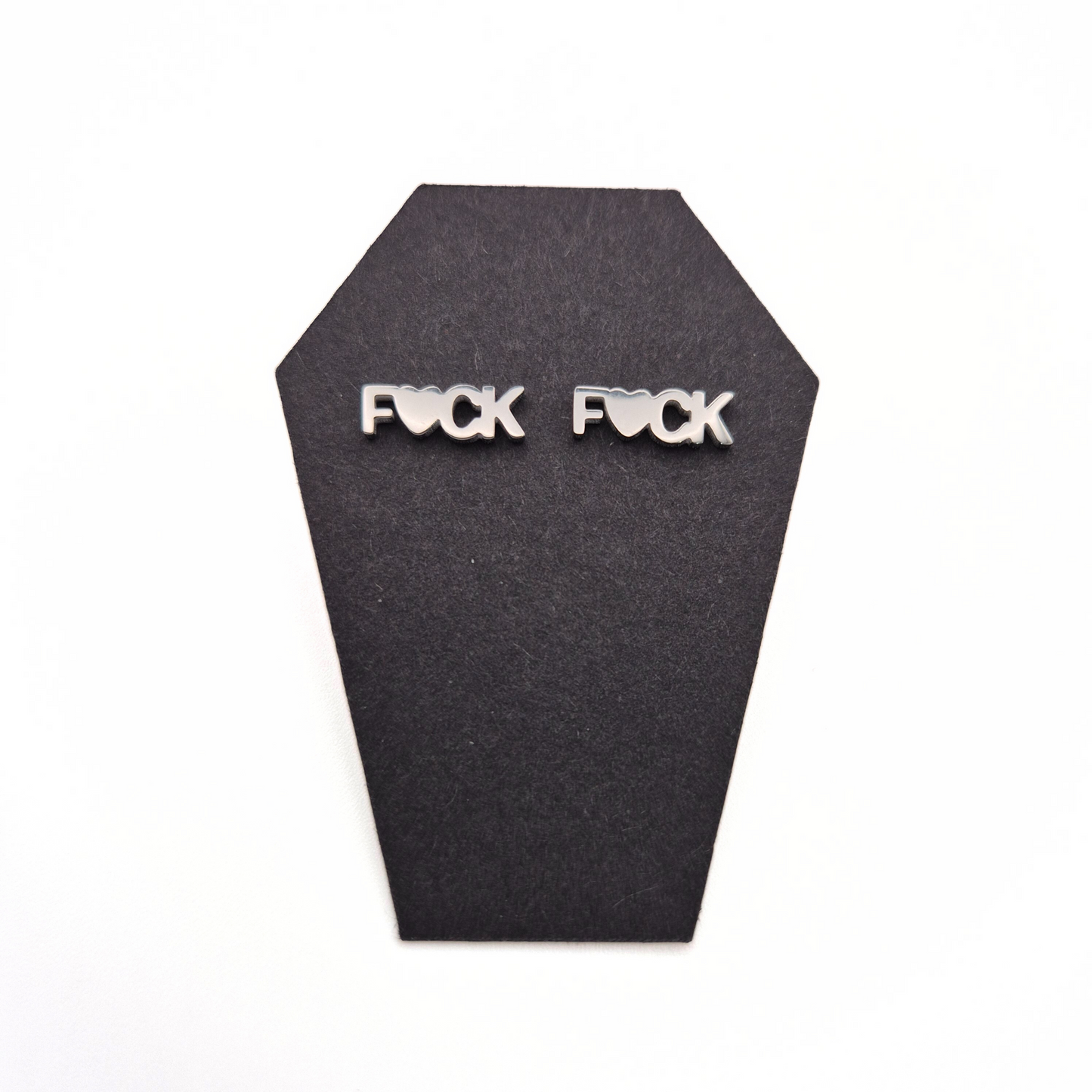 F*CK Stud Earrings