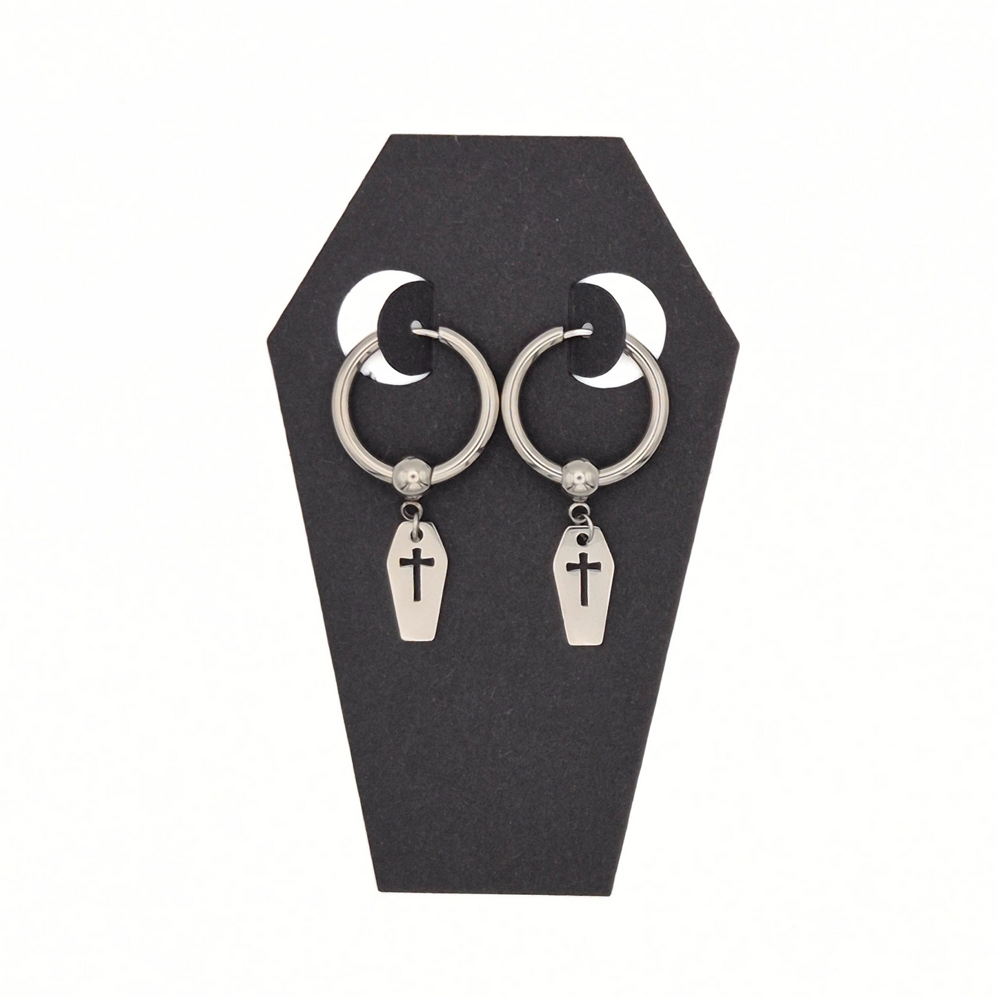 Gravekeeper Hoop Earrings