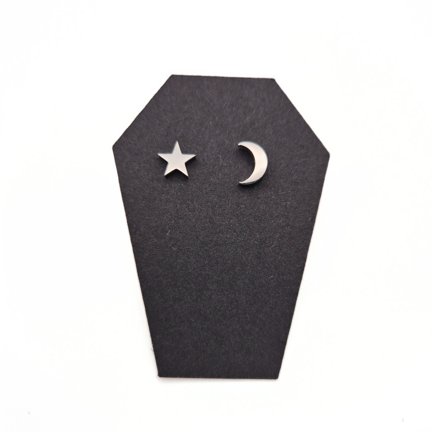 Celestial Shadows Stud Earrings