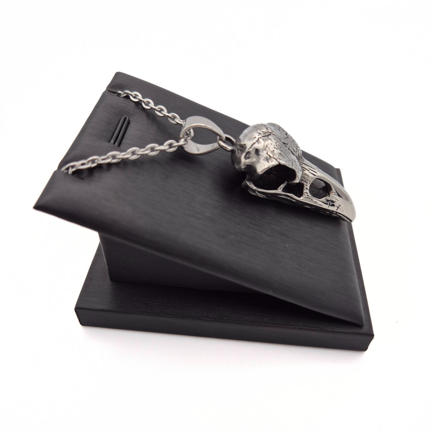 Raven Skull Necklace