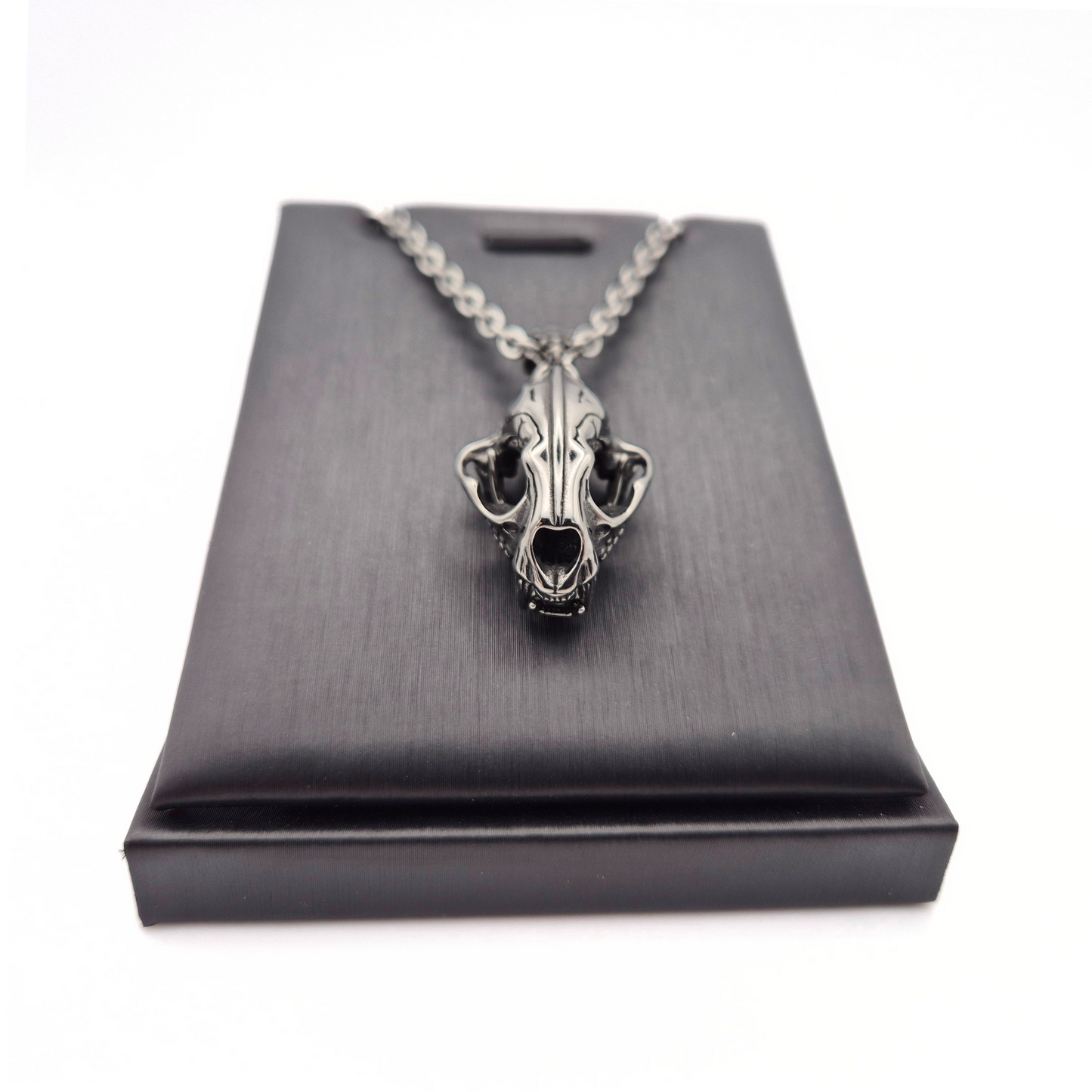 Sabretooth Tiger Skull Necklace
