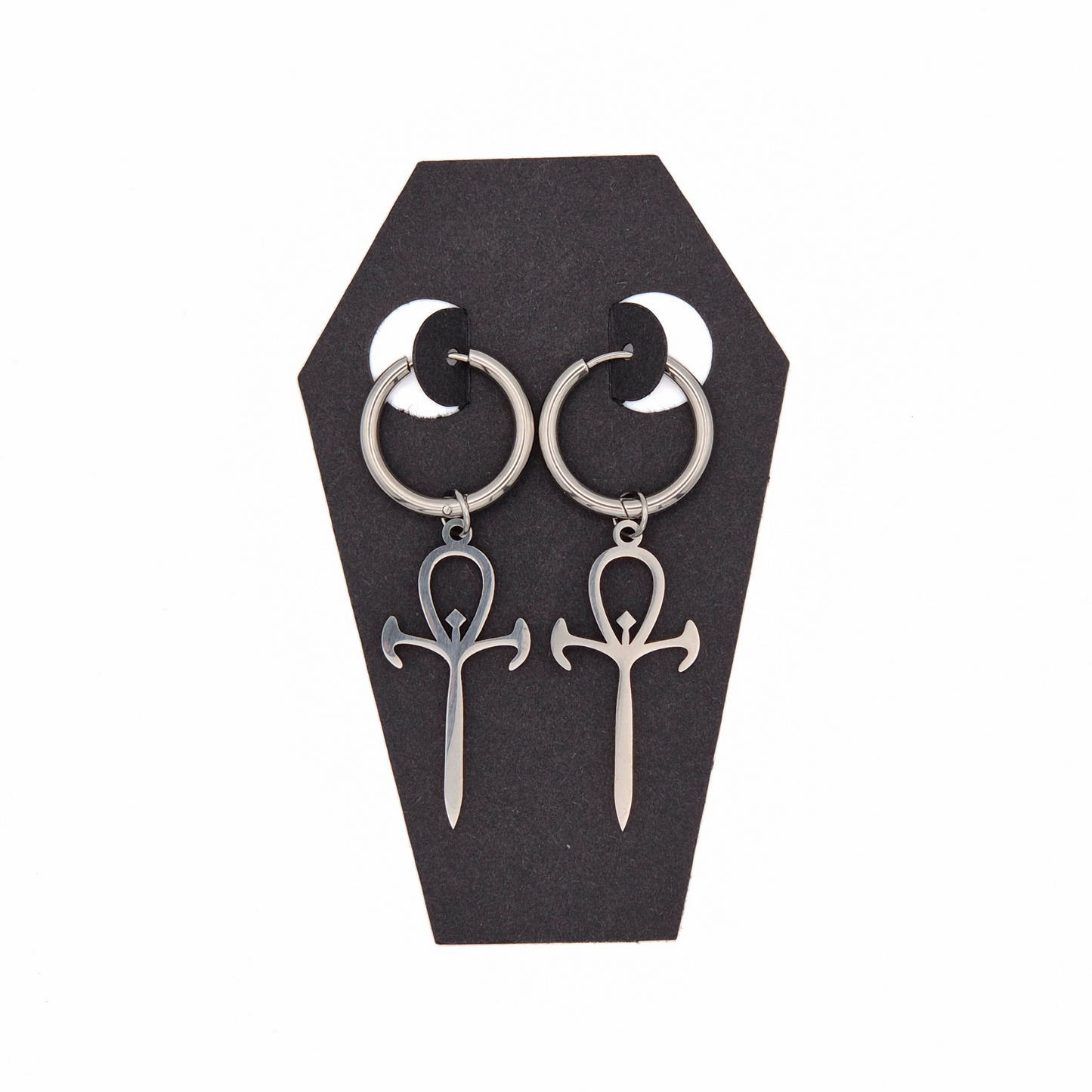 Ankh Hoop Earrings
