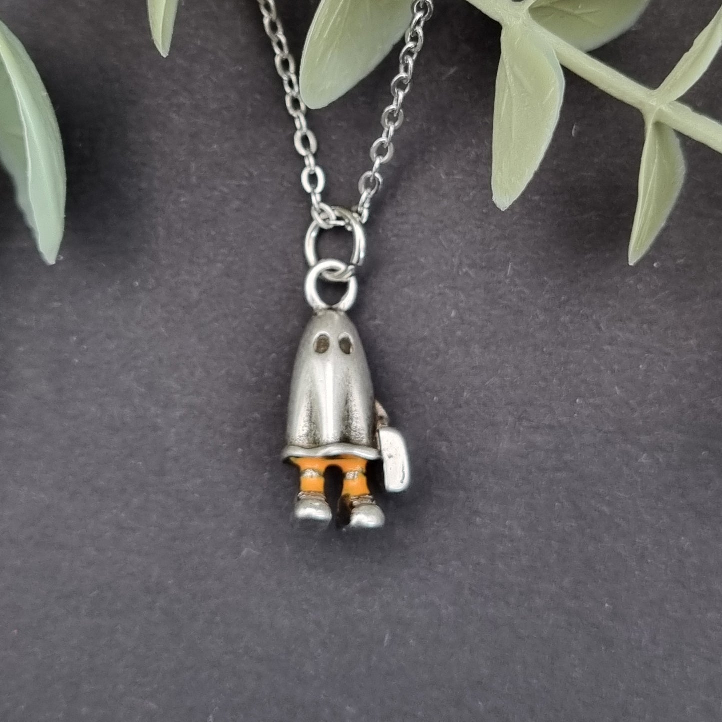 Trick or Treat Ghost Necklace