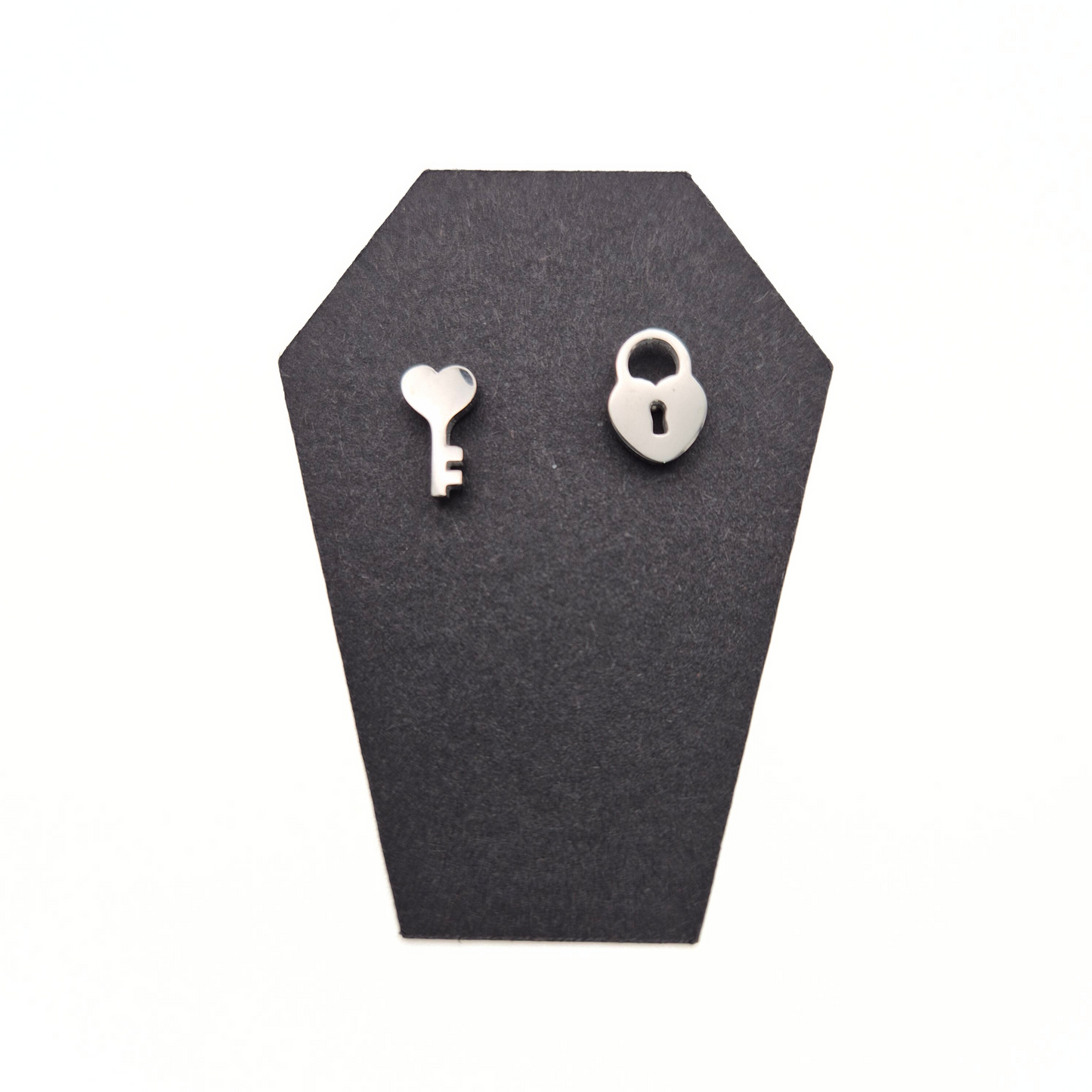 Key to the Dark Stud Earrings