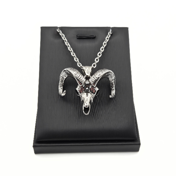 Demons Embrace Ram Necklace