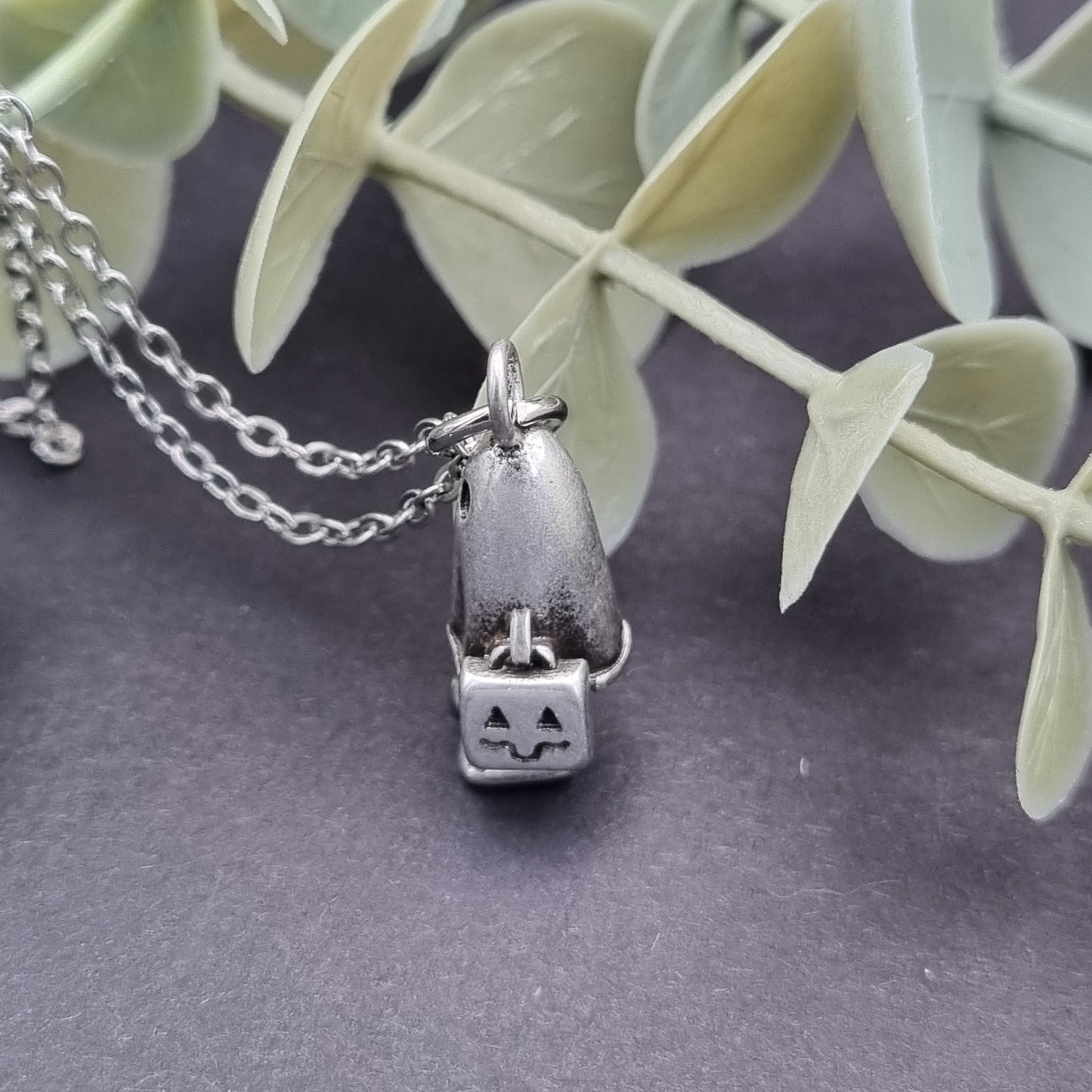Trick or Treat Ghost Necklace
