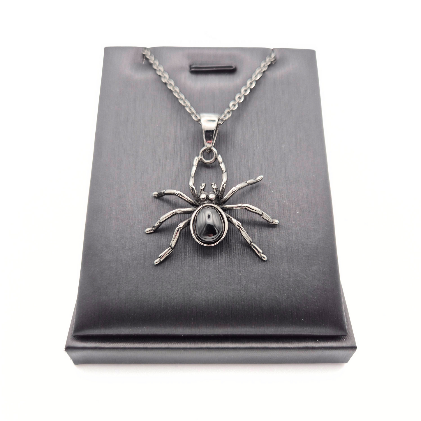 Black Widow Spider Necklace