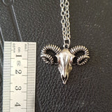 Small Ram skull necklace