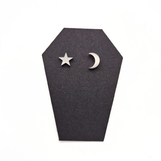 Celestial Shadows Stud Earrings