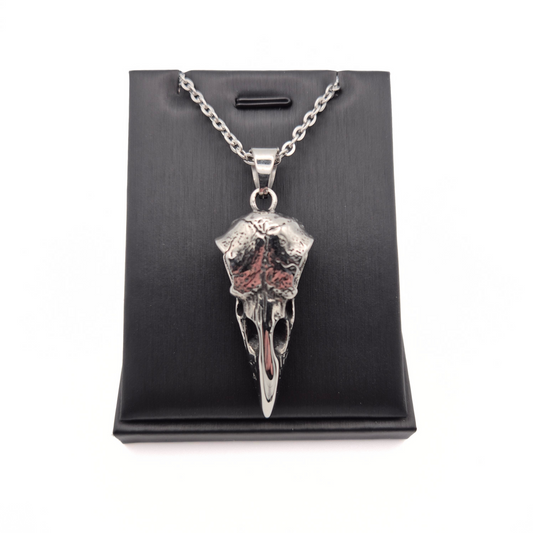 Raven Skull Necklace