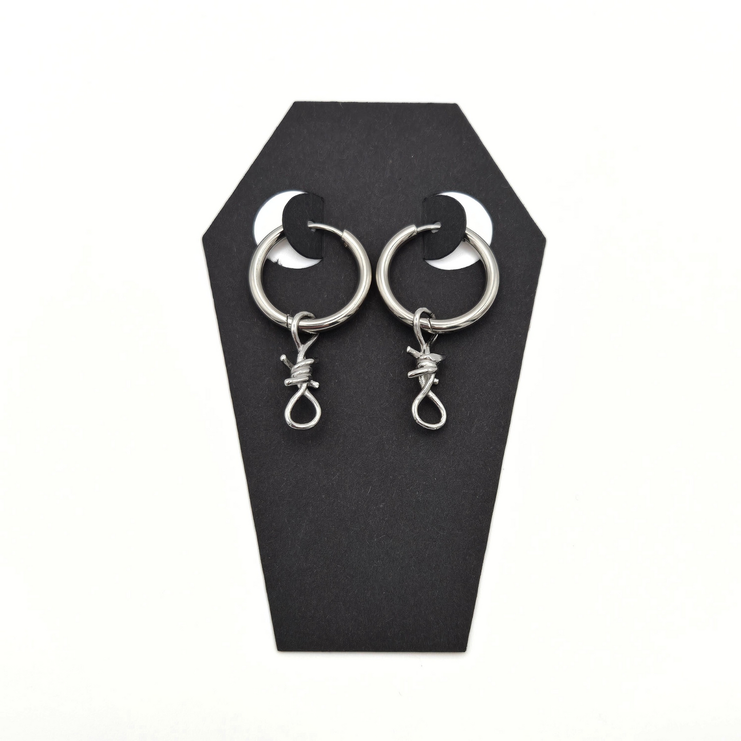 Bound by Barbs Hoop Earrings