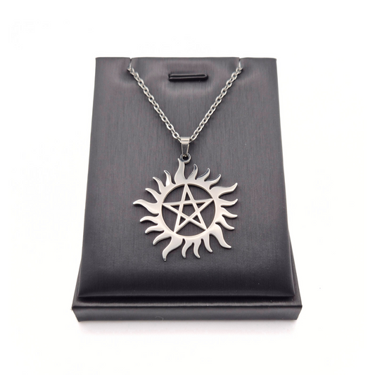 Sunburst Pentacle Necklace (Large)