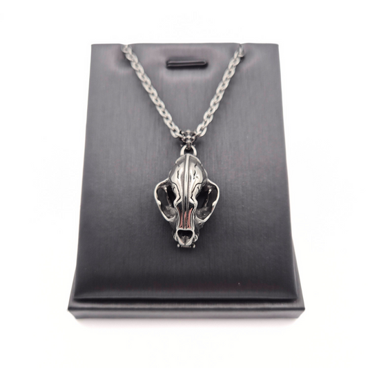 Sabretooth Tiger Skull Necklace