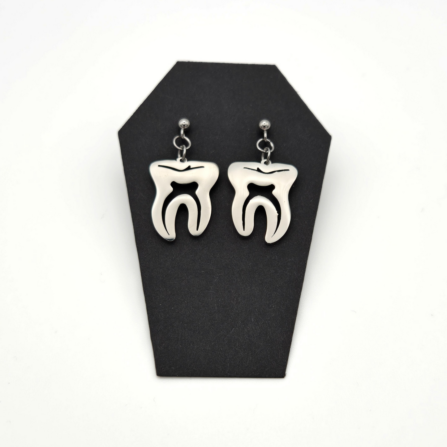Cursed Crown Tooth Stud Earrings