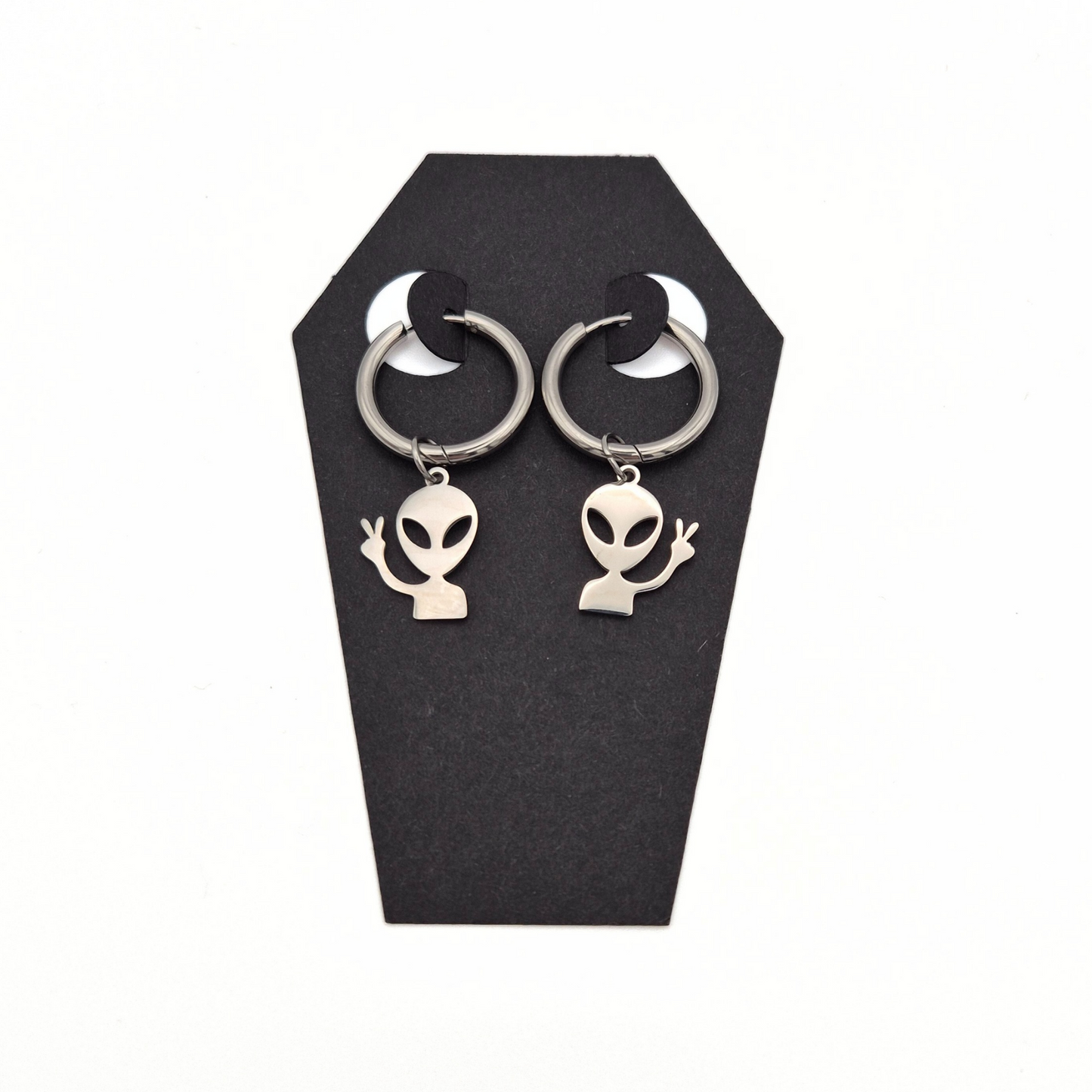 Cosmic Peace Hoop Earrings