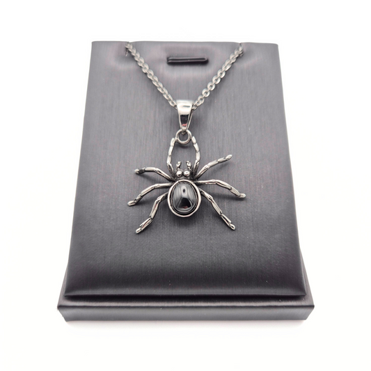 Black Widow Spider Necklace