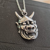 Hannya mask necklace